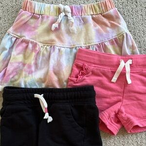Girls 3t skort and shorts set bundle